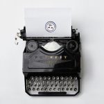 Typewriter With UK Whippet Breed Council Headed Paper